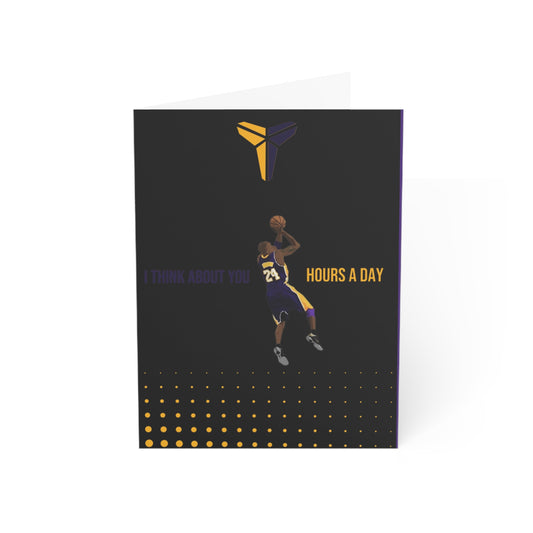 Kobe Bryant Lakers Themed Valentine’s Card