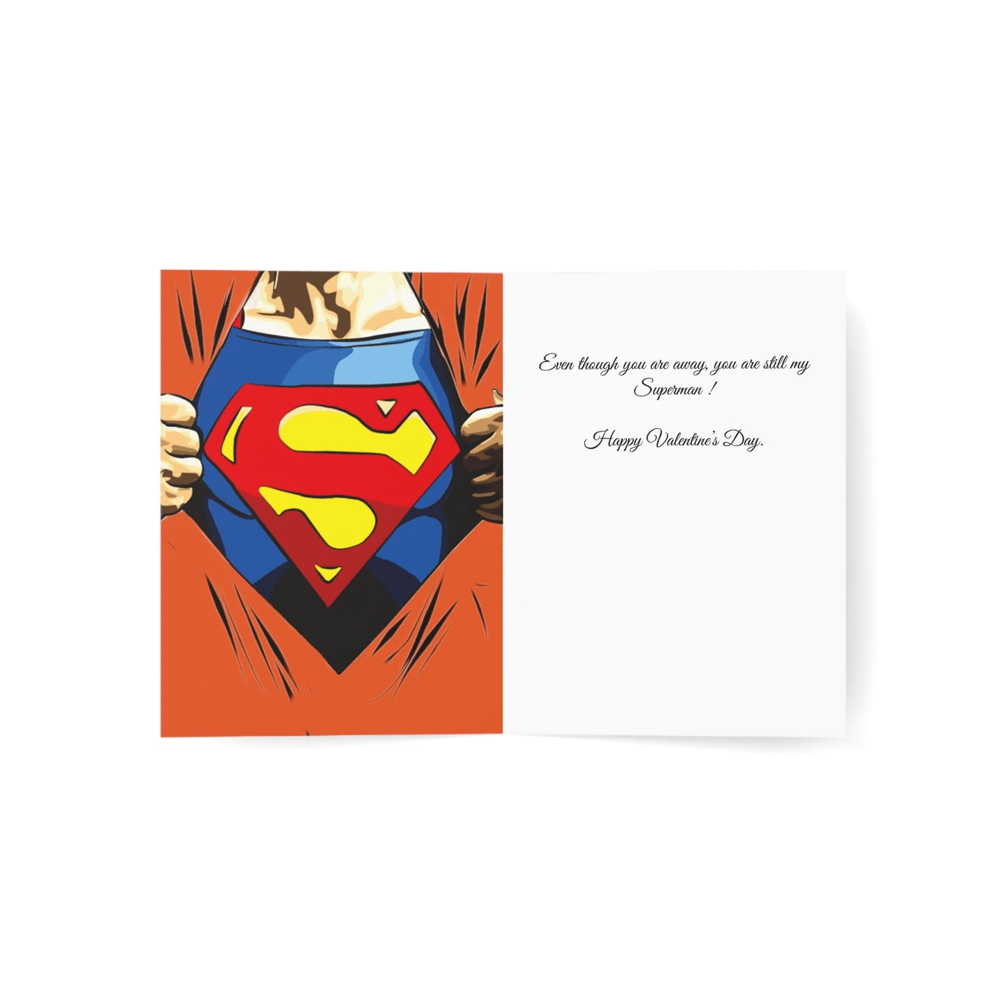 Man of Steel Superman Valentine’s Card